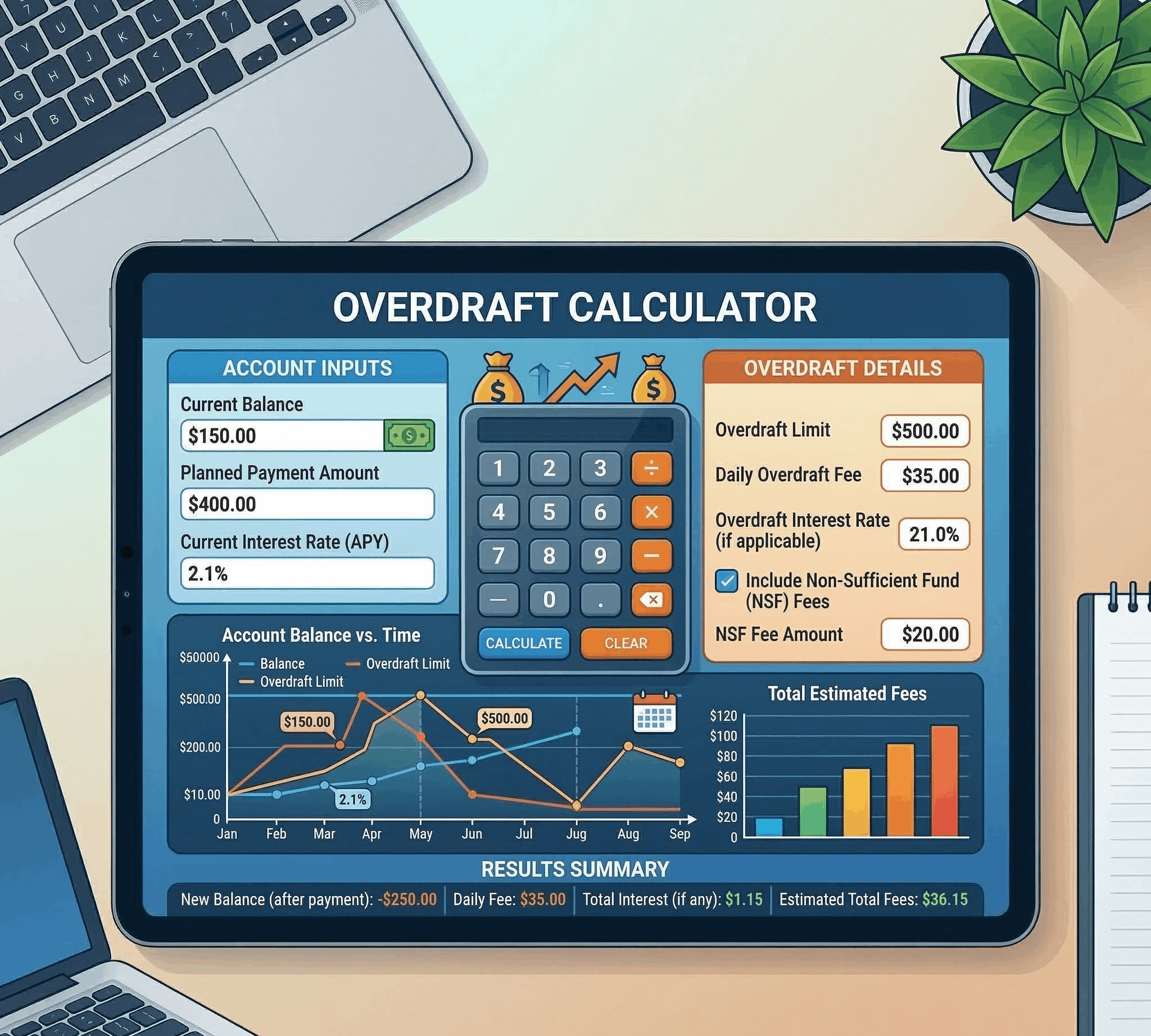 Calculator Illustration